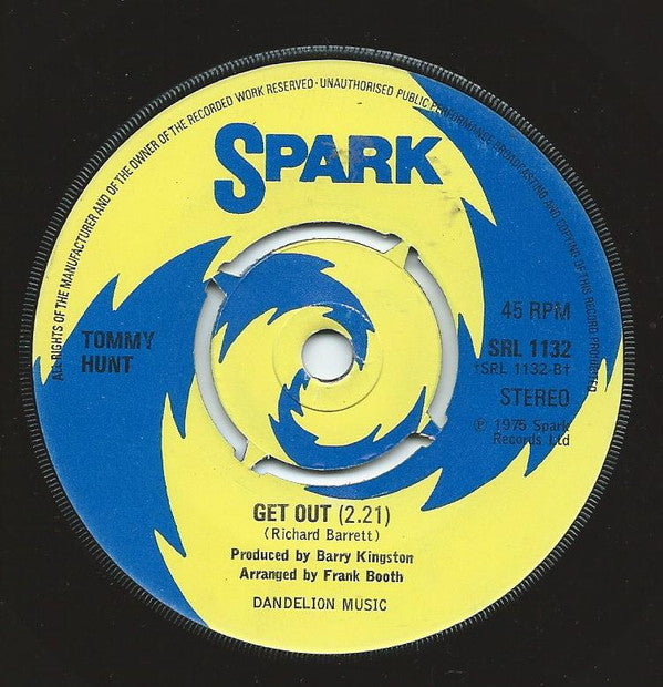 Tommy Hunt : Crackin' Up (7", Single, Fou)