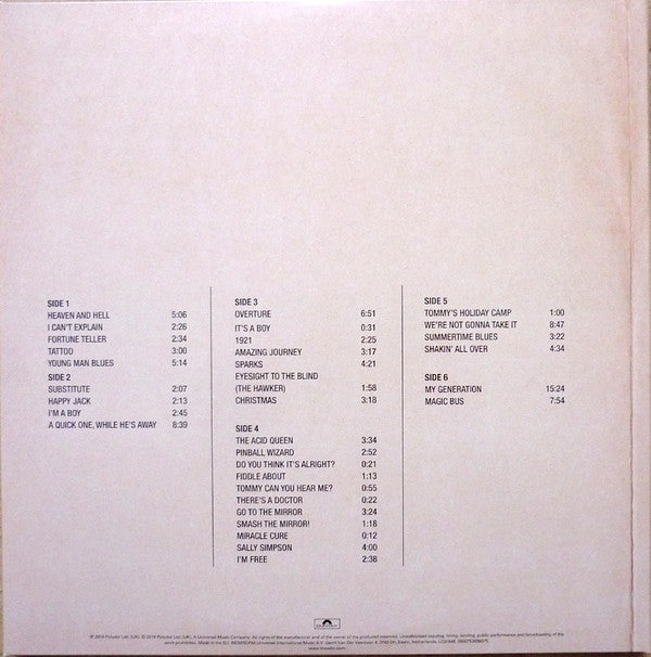 The Who : Live At Leeds (3xLP, Album, Dlx, RE, RM, 180)