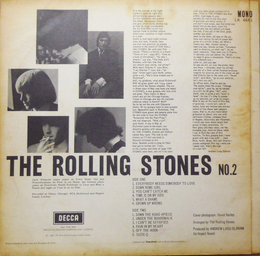The Rolling Stones : No. 2 (LP, Album, Mono, Pas)
