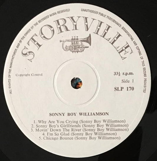 Sonny Boy Williamson (2) : The Blues Of Sonny Boy Williamson (Vol.2) (LP, Album)