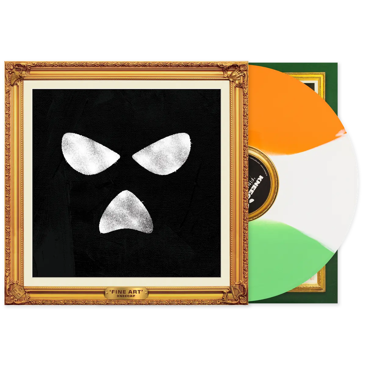 Kneecap - Fine Art (Green, White & Orange Tri Colour Vinyl)
