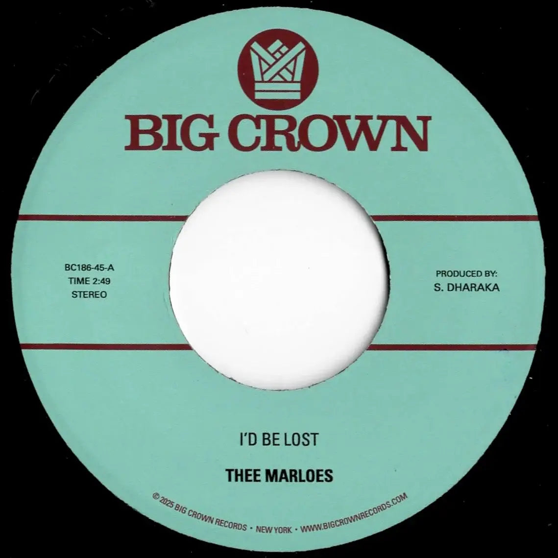Thee Marloes - I'd Be Lost b/w What's On Your Mind