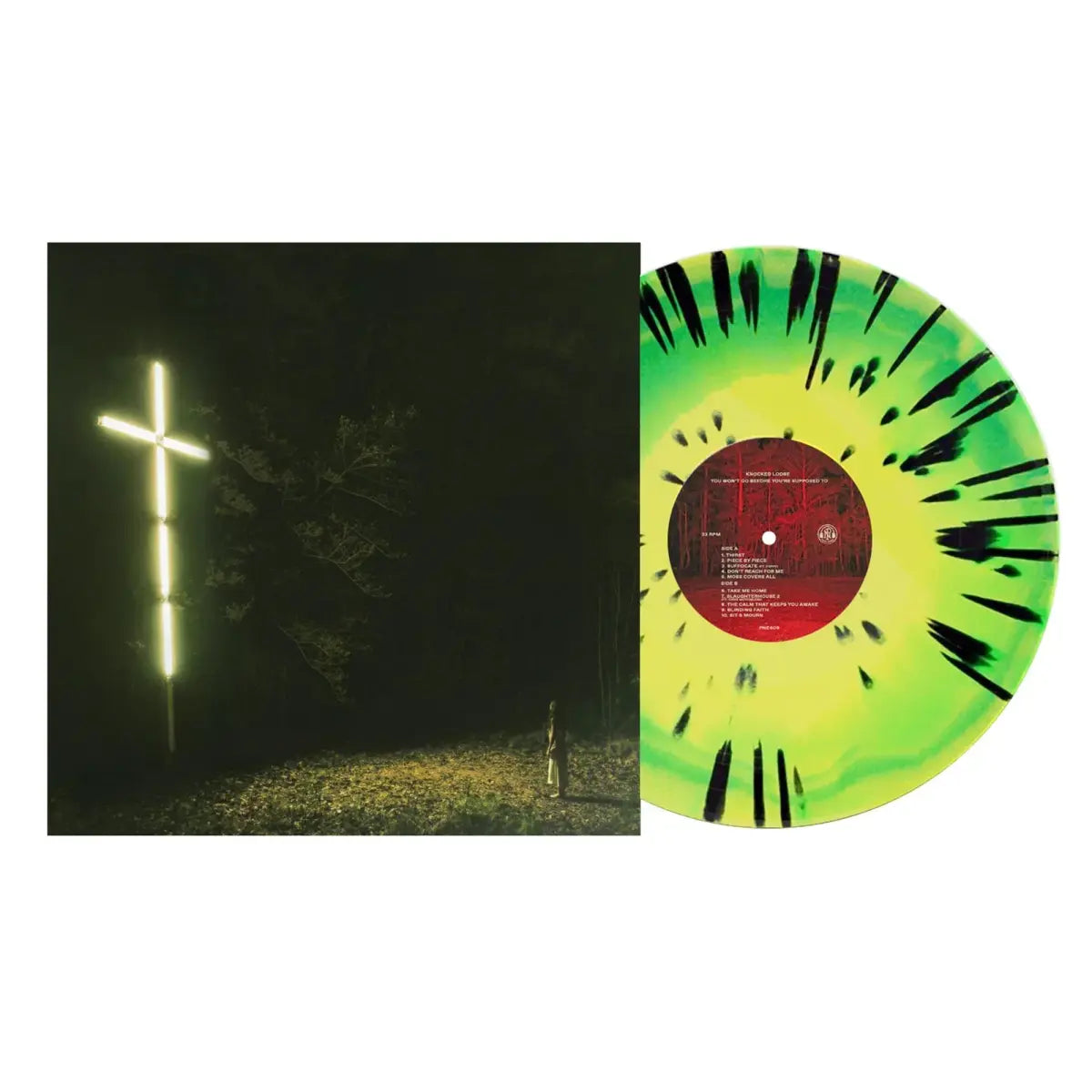 Knocked Loose - You Won't Go Before You're Supposed To (Green/Yellow Black Splatter)