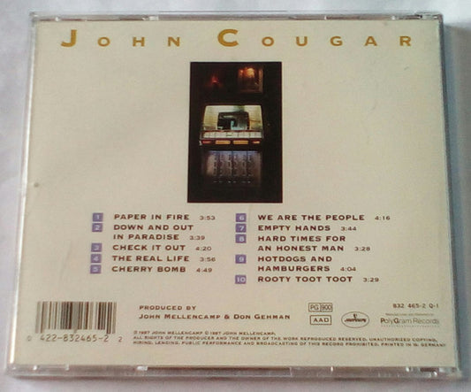 John Cougar Mellencamp : The Lonesome Jubilee (CD, Album, RE)