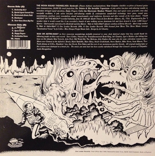 Man Or Astro-Man? : Your Weight On The Moon (10", Album, Pin)
