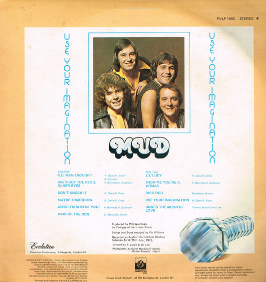 Mud : Use Your Imagination (LP, Album)