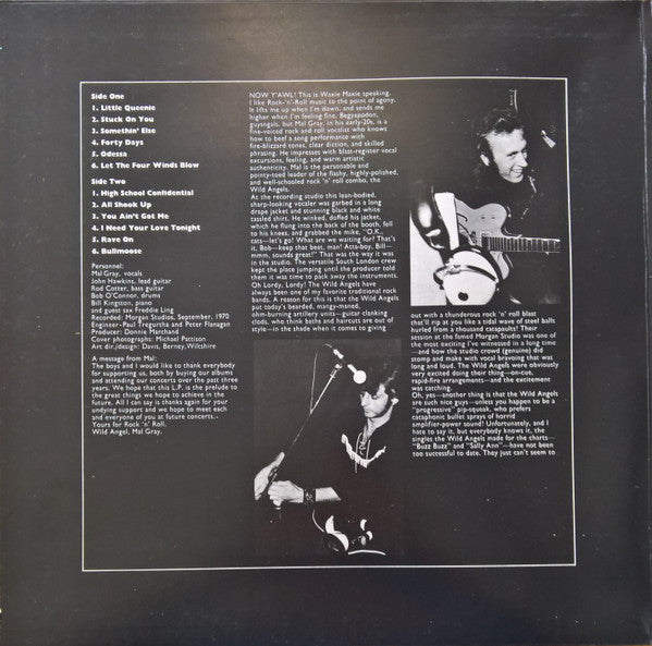 Wild Angels : Red Hot 'N' Rockin' (LP, Album, Gat)