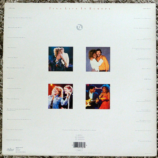 Tina Turner : Tina Live In Europe (2xLP, Album, Gat)