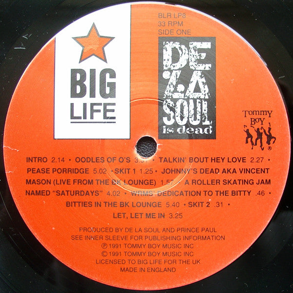 De La Soul : De La Soul Is Dead (LP, Album)