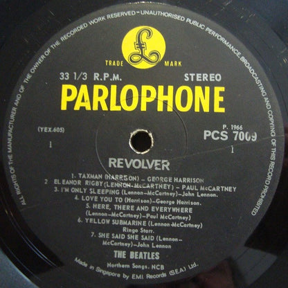 The Beatles : Revolver (LP, Album, Mono)