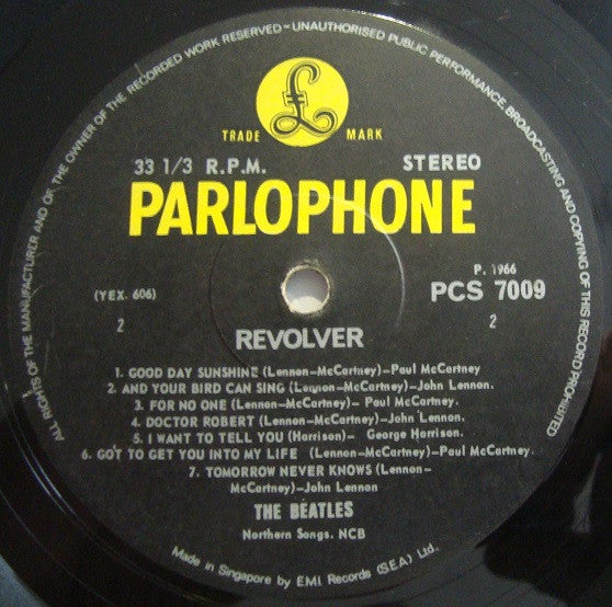 The Beatles : Revolver (LP, Album, Mono)