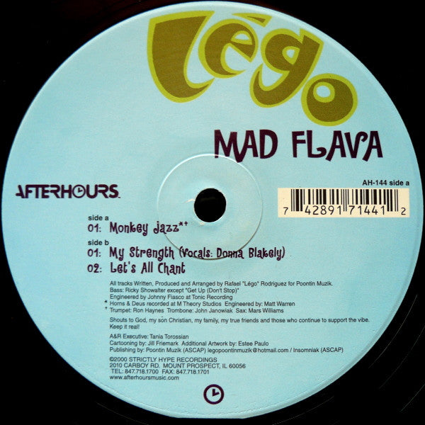 Légo* : Mad Flava (2x12", Album)