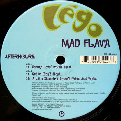 Légo* : Mad Flava (2x12", Album)