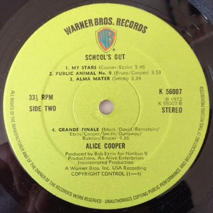 Alice Cooper : School's Out (LP, Album)
