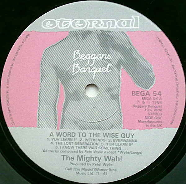 Wah! : A Word To The Wise Guy (LP, Album + 12")