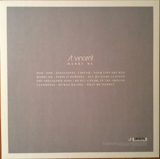 St. Vincent : Marry Me (LP, Album)