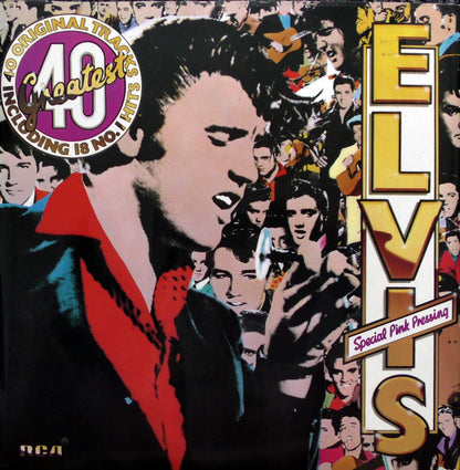 Elvis Presley : Elvis's 40 Greatest (2xLP, Comp, Mono, RE, Pin)