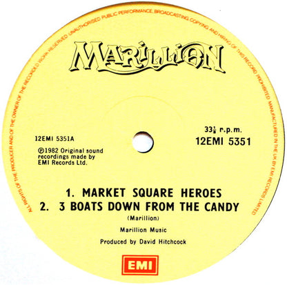 Marillion : Market Square Heroes (12", Single, Cre)