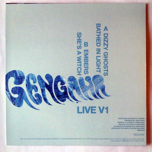 Gengahr : Live V1 (7")