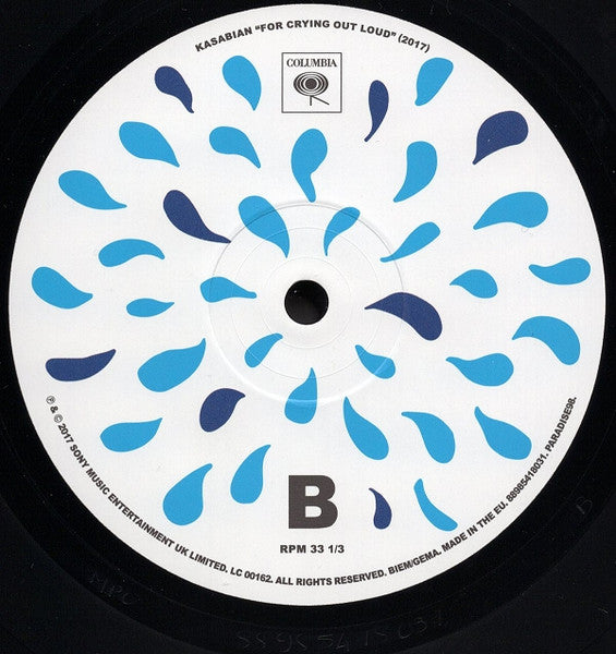 Kasabian : For Crying Out Loud (2017) (LP, Album, 180 + CD, Album)