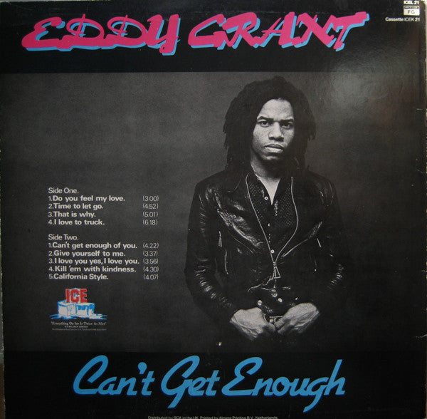 Eddy Grant : Can't Get Enough (LP, Album)