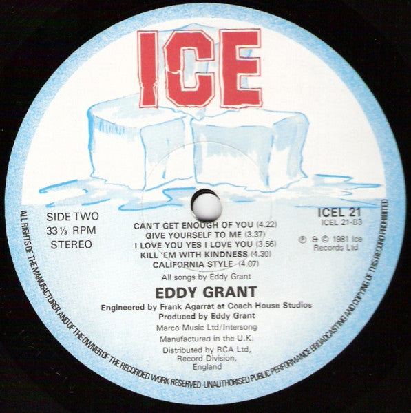 Eddy Grant : Can't Get Enough (LP, Album)