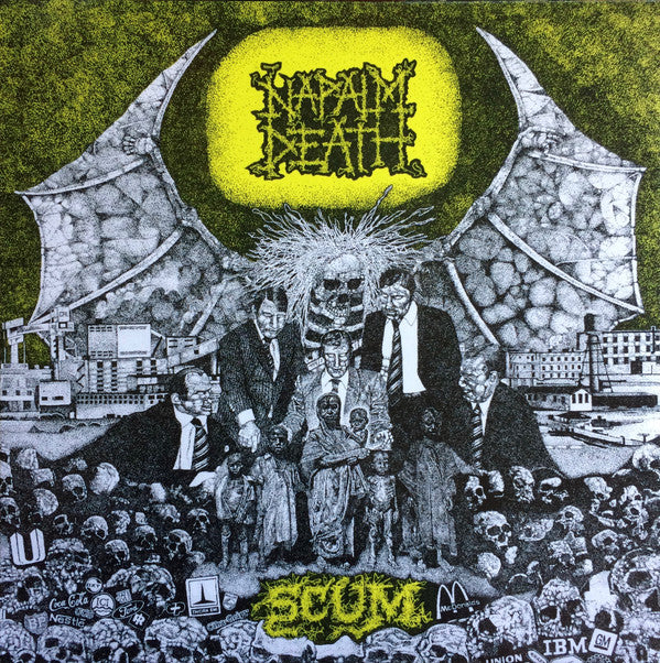 Napalm Death : Scum (LP, Album, RE, RM, RP)