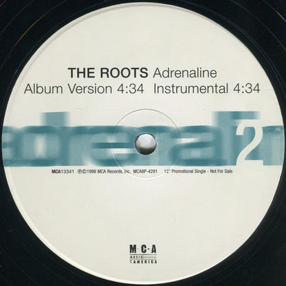 The Roots : Adrenaline (12", Single, Promo)