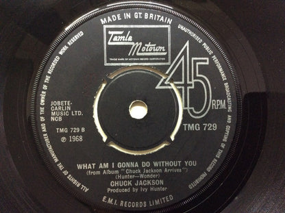 Chuck Jackson : Honey Come Back / What Am I Gonna Do Without You (7", Single, 4-P)