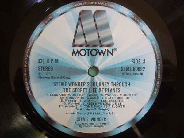 Stevie Wonder : Journey Through The Secret Life Of Plants (2xLP, Album, P/Mixed)