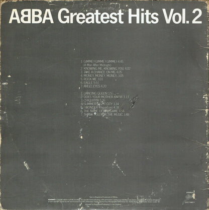 ABBA : Greatest Hits Vol. 2 (LP, Album, Comp, Net)