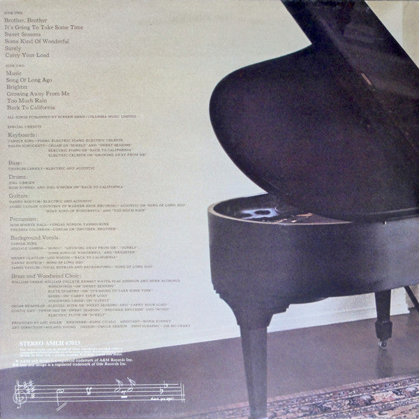 Carole King : Music (LP, Album, Gat)