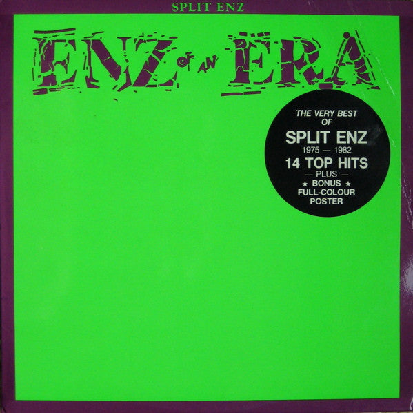 Split Enz : Enz Of An Era (LP, Comp)