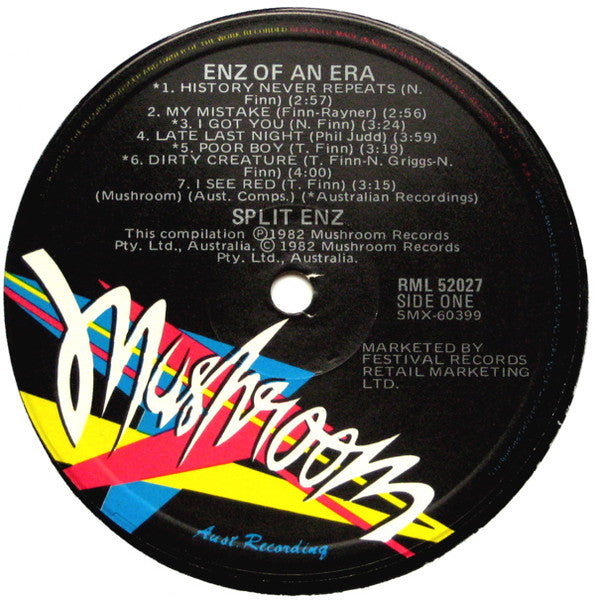 Split Enz : Enz Of An Era (LP, Comp)