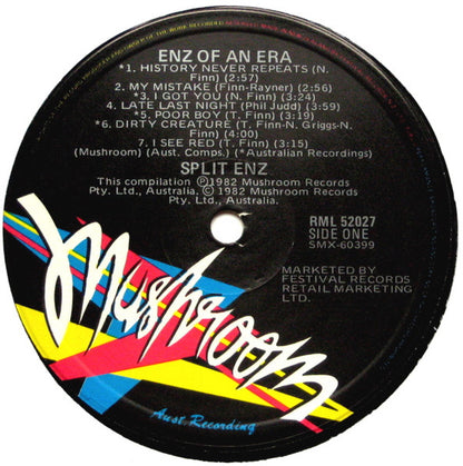 Split Enz : Enz Of An Era (LP, Comp)