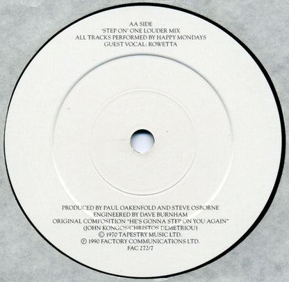 Happy Mondays : Step On (7", Single)