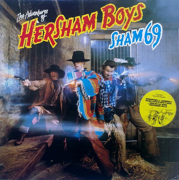 Sham 69 : The Adventures Of Hersham Boys (LP, Album, Gat)