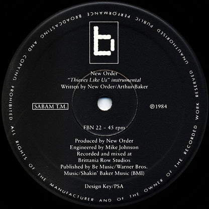 New Order : Murder (12", Single)