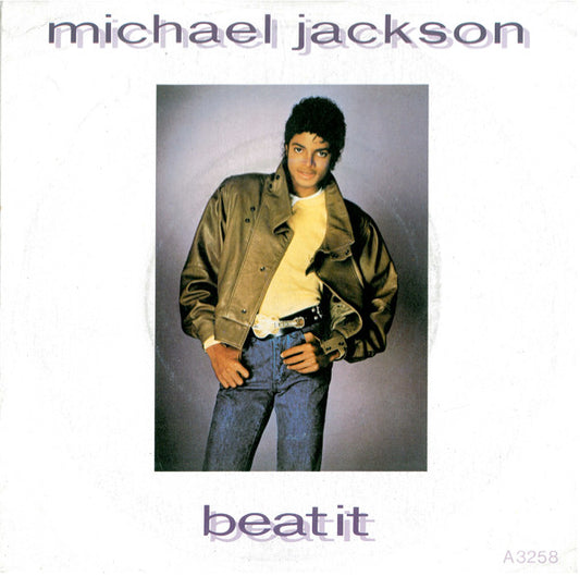 Michael Jackson : Beat It (7", Single, Inj)