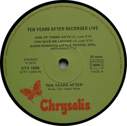 Ten Years After : Recorded Live (2xLP, Album, Gat)