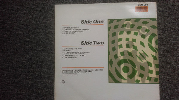 Genesis : Invisible Touch (LP, Album)