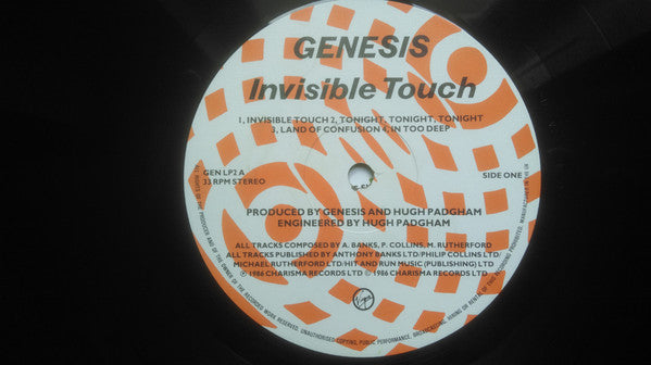 Genesis : Invisible Touch (LP, Album)