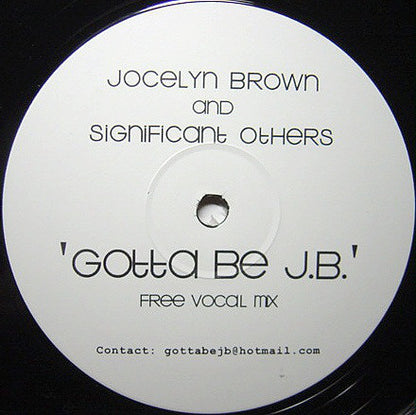 Jocelyn Brown And Significant Others : Gotta Be J.B. (12")