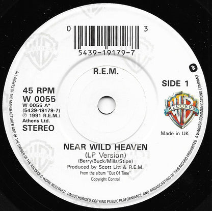 R.E.M. : Near Wild Heaven (7", Single, EMI)