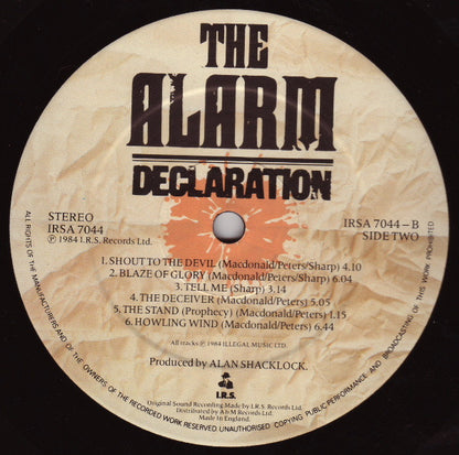 The Alarm : Declaration (LP, Album)