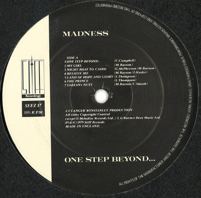 Madness : One Step Beyond ... (LP, Album, RP, Cor)