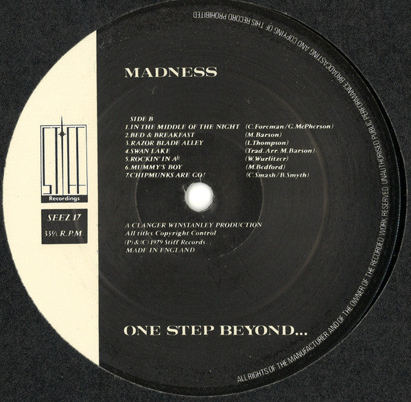 Madness : One Step Beyond ... (LP, Album, RP, Cor)
