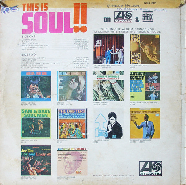 Various : This Is Soul (LP, Album, Comp)