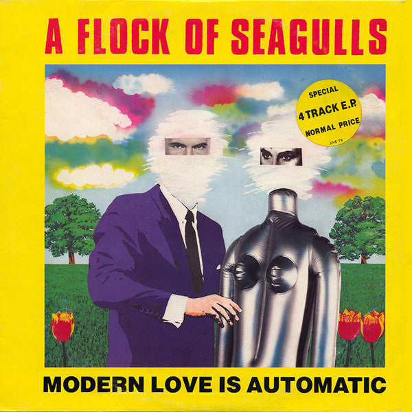 A Flock Of Seagulls : Modern Love Is Automatic (12", EP)