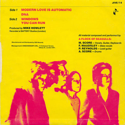 A Flock Of Seagulls : Modern Love Is Automatic (12", EP)